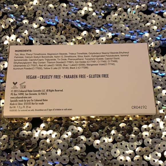 🌈2/30🌈COLOURED RAINE COSMETICS Eyeshadow Palette - Picture 3 of 6